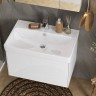 Тумба с раковиной Aquaton Асти 70 белый глянец, белый матовый