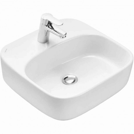 Тумба с раковиной и столешницей Aquaton Либерти 60/Одри Soft 42, 2 ящика, дуб эльвезия