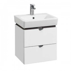 Тумба с раковиной Aquaton Скай PRO 50 белый глянец