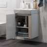 Тумба с раковиной Aquaton Кантри 50 белый, дуб верона
