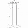 Тумба с раковиной Aquaton Лондри 80/Рейн 80 графит